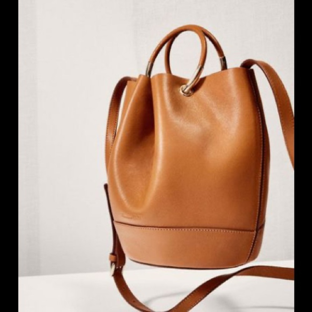 Massimo Dutti Limited edition brown Bucket bag